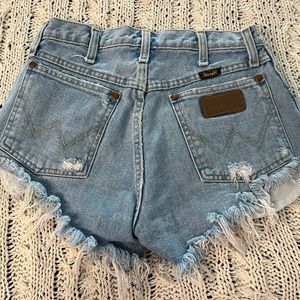 Vintage wrangler cutoff shorts